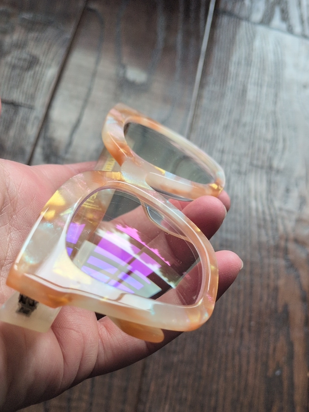 ANTHRO I Peach Tortoiseshell Cat-eye Frame TAYLOR Reader Glasses by I-SEA - Picture 11 of 15